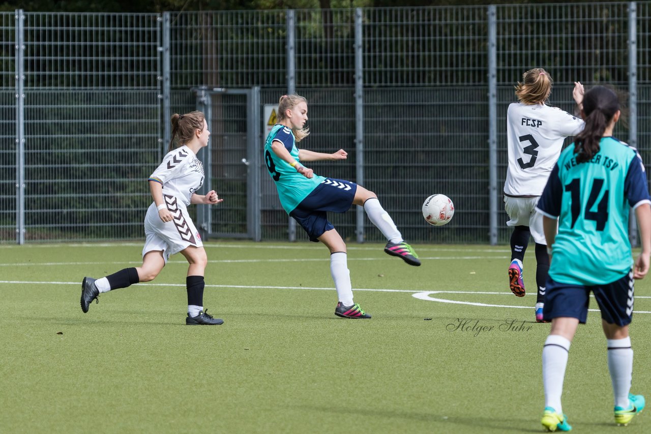 Bild 363 - B-Juniorinnen Wedel - St. Pauli : Ergebnis: 1:2